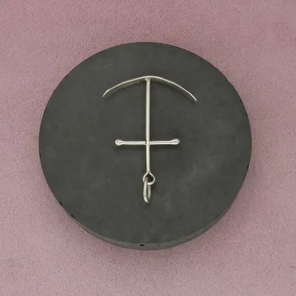 sterling silver vintage nautical anchor pendant - Picture 3 of 3